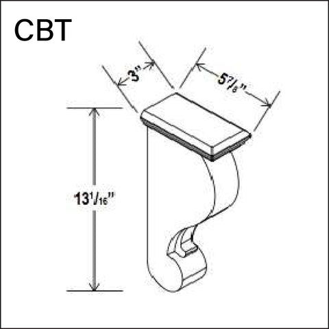 Corbel 3" x 12 3/4" x 6"