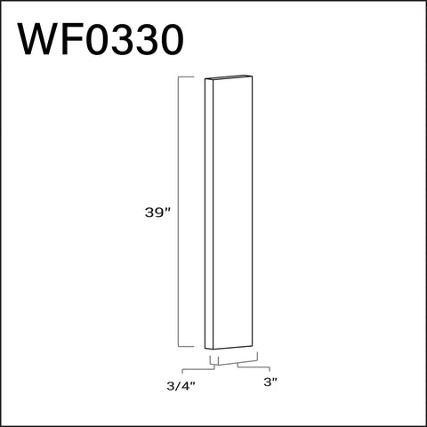 Wall Filler 3"W x 30"L