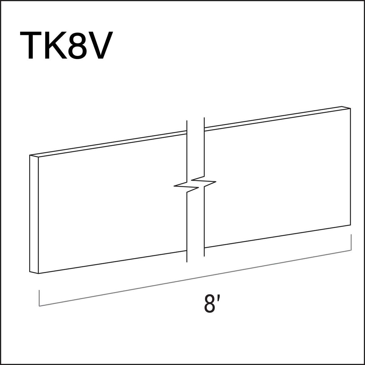 Toe Kick 4 1/2" x 8'