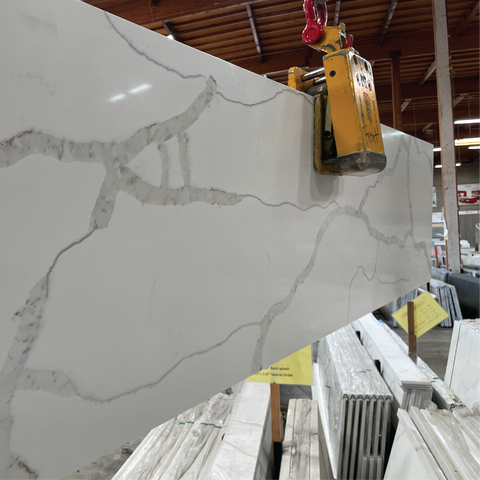 Calacatta Lunar Engineered Stone Countertop | Apex Engineered Stone